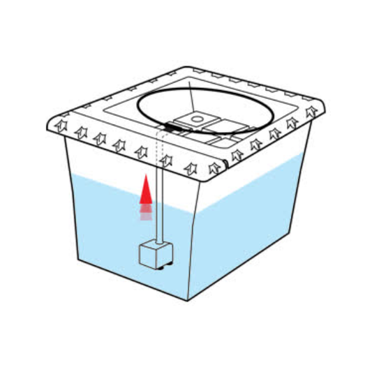 Flo Gro 520 75x75x30 cm