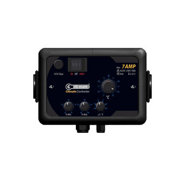 Clima controller con velocità minima/massima e isteresi 7A
