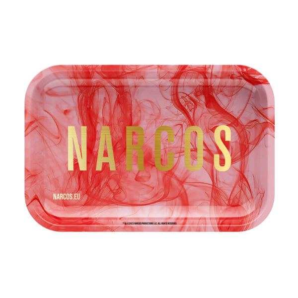 Narcos - Vassoio rolling in metallo rosa