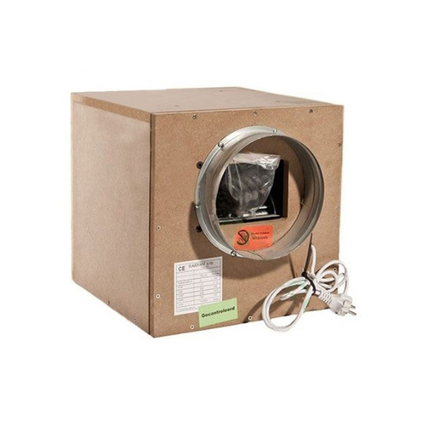 Aspiratore cassonato insonorizzato Softbox in MDF 2500 m3/h Ø250 mm (aspirazione/estrazione Ø250)