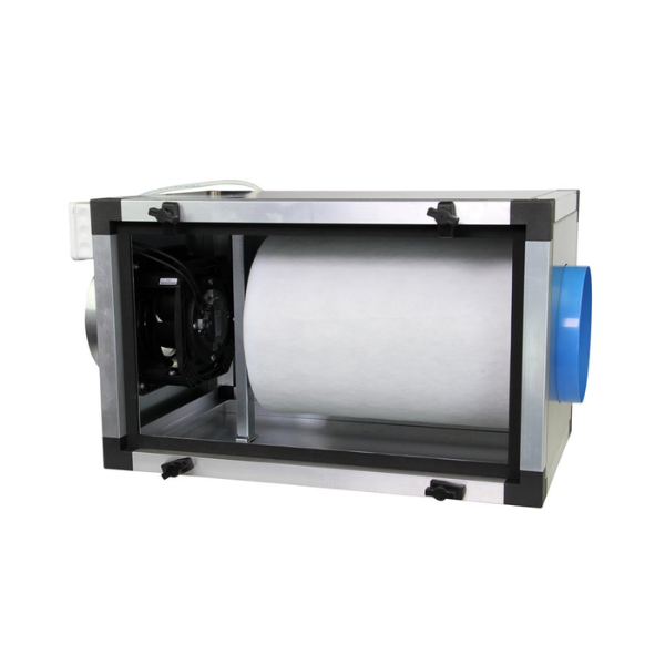 Unità in-line EC di aspirazione e filtraggio 500 m3/h