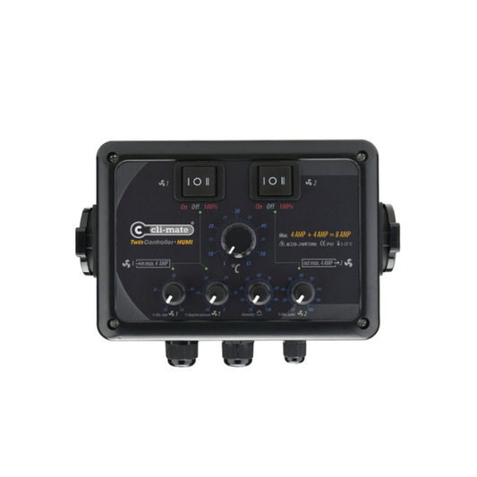Twin controller Humi temperatura e umidità 8A (4A+4A)