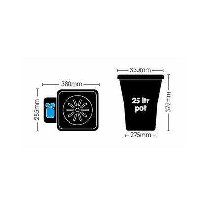 1Pot XL Kit System 6 pot XL