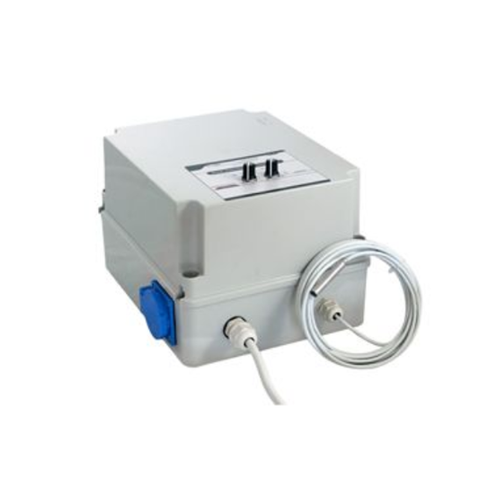 Fan controller a step 1 canale per temperatura 8A