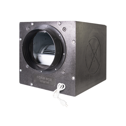 Aspiratore cassonato fonoassorbente in foam 1500 m3/h Ø250 mm